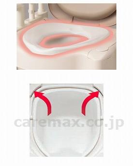 安寿　ポータブルトイレFX-CP　はねあげ　暖房・快適脱臭タイプ　84,000円