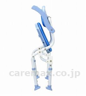 折りたたみシャワーベンチ ソフテック 肘掛け付き ブルー 22,000円